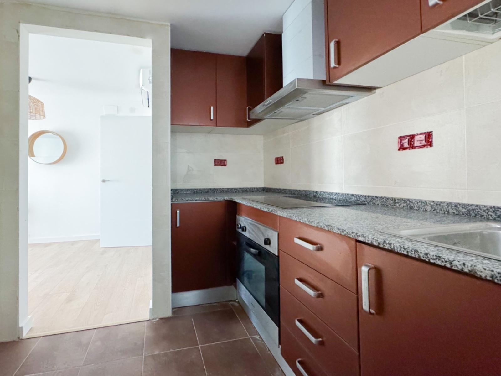 Cocina equipada en una vivienda de Perafort